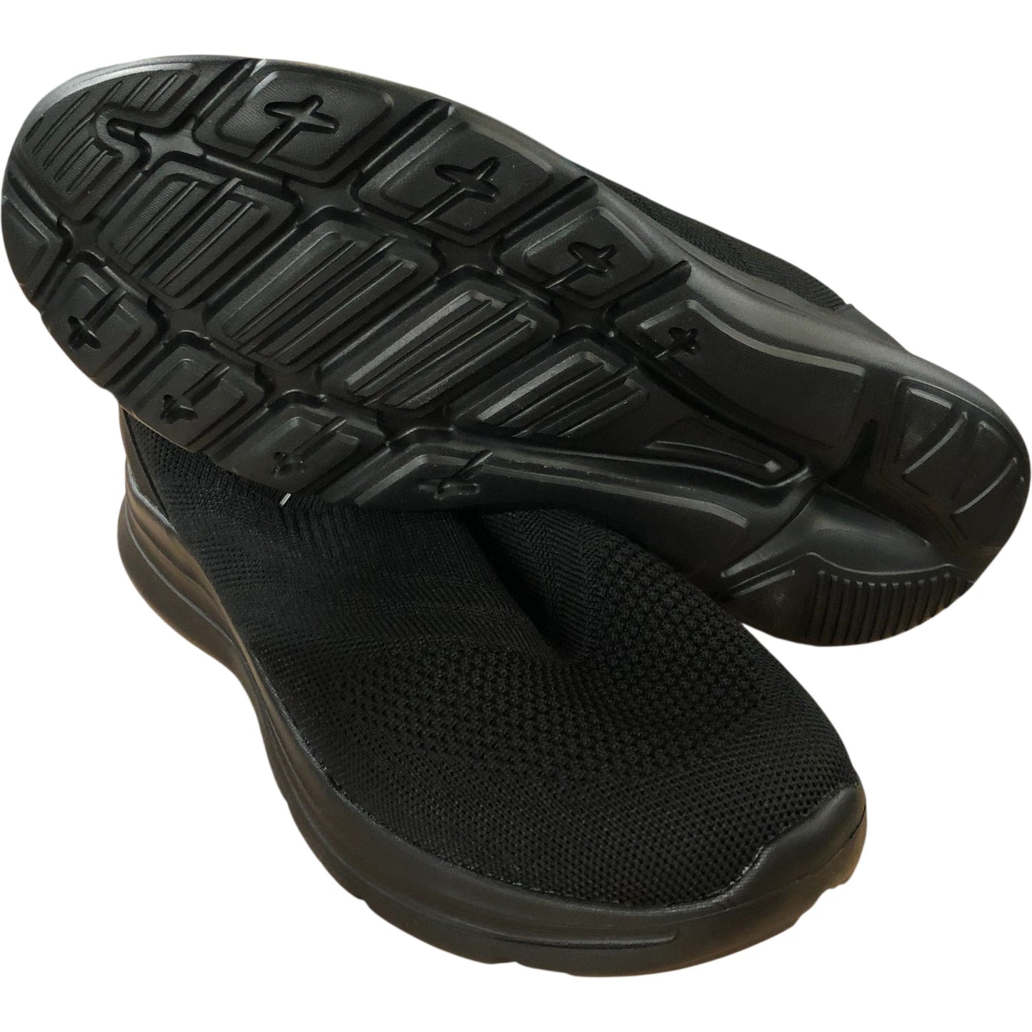 ODCKOI Slip On Trainers Size UK 9.5 Men's Black Mesh Lightweight Sports Sneakers