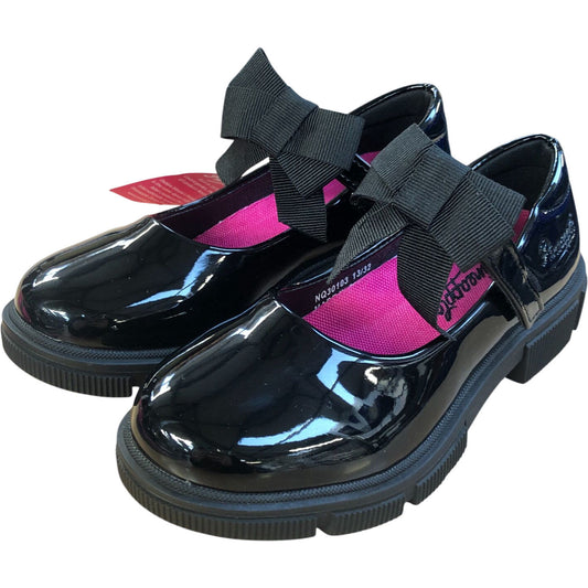 Pineapple Kids Black Patent Ballet Shoes Size 13 Youth