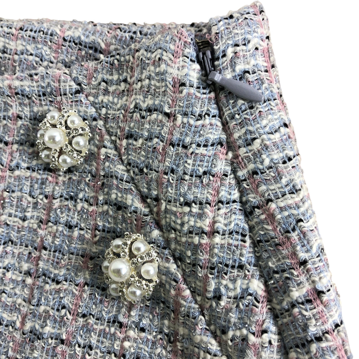 River Island Tweed Shorts UK Large Women's