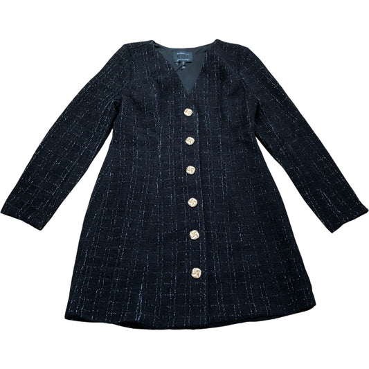 River Island Studios Black Button Front Dress