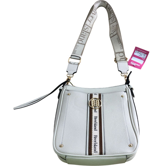 River Island Handbag Women's Cream Shoulder Bag with Adjustable Strap