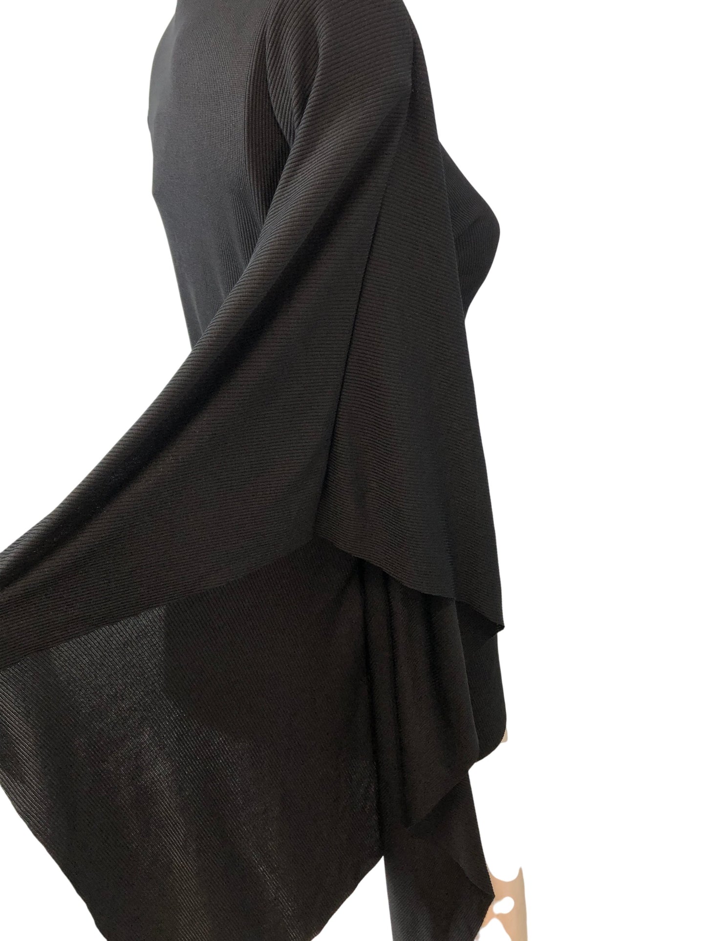 River Island Black Ribbed Top Size S Women's Stylish Loose Fit Casual Wear