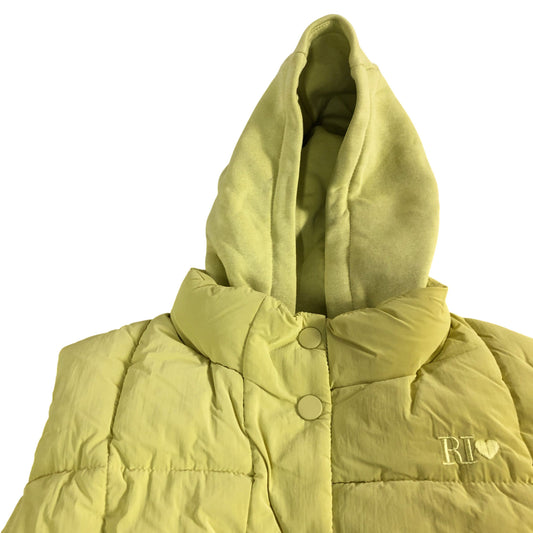 River Island Hooded Padded Gilet 7-8 Years Women's Yellow