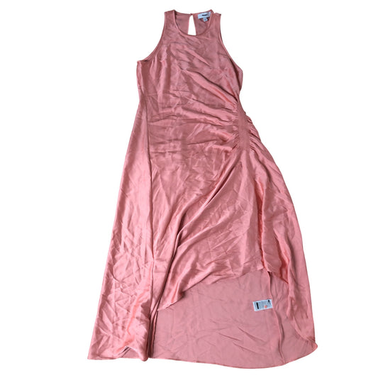 Women's Coral Maxi Dress Keyhole Detail Lightweight Sleeveless Size 12