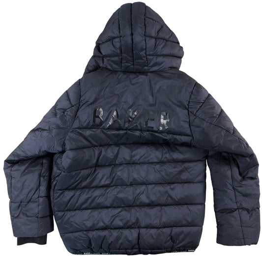 Ted Baker Puffer Jacket Size 10 Years Boys Black Hooded Fleece Warm