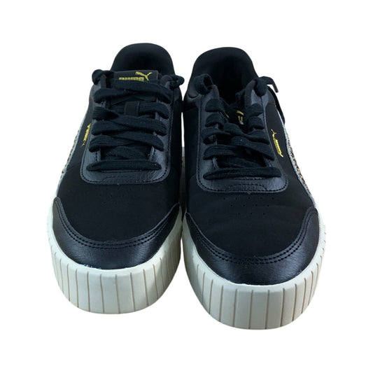 Women's Carina Mia Animal Flair Trainers - Black Size UK 7
