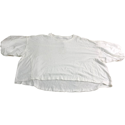 River Island White Oversized T-Shirt UK18 Women's Casual Cotton Top