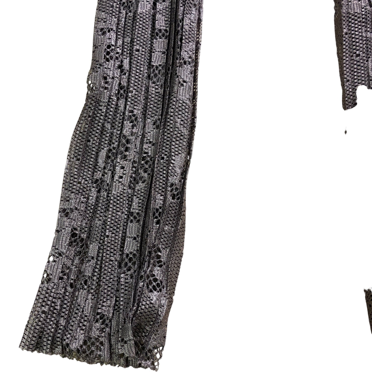 River Island UK8 Women's Brown Lace Long Sleeve Ribbed
