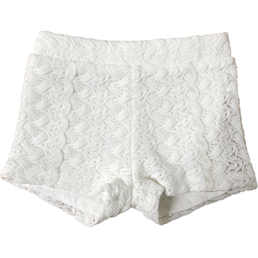 Design Arc Girls Shorts 12-18 Months White Lace Fashion Casual Summer
