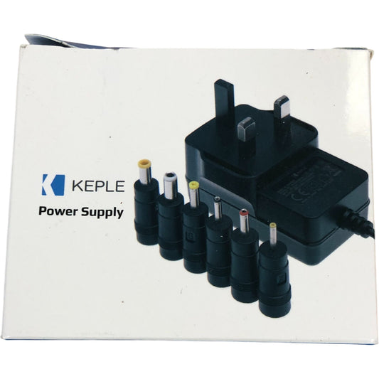 KepLe Power Supply UK 6V 2A Universal Adapter Multi Plug Compatible