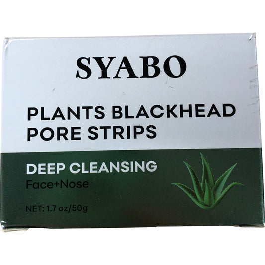 SYABO Plants Blackhead Pore Strips Deep Cleansing Face And Nose 50g Pack