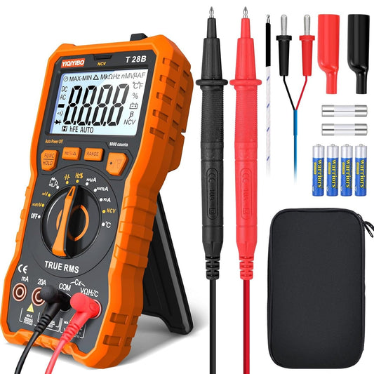 YIQIYIBO T28C Digital Multimeter TRMS Auto Range True RMS Measurement Tool