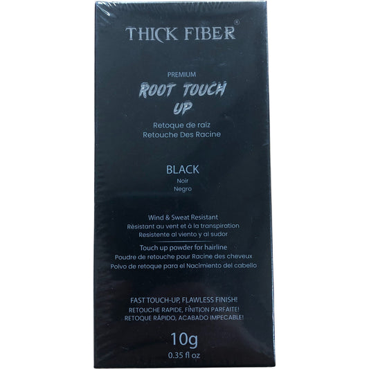 Thick Fiber Premium Root Touch Up Black 10g Hair Loss Concealer Powder