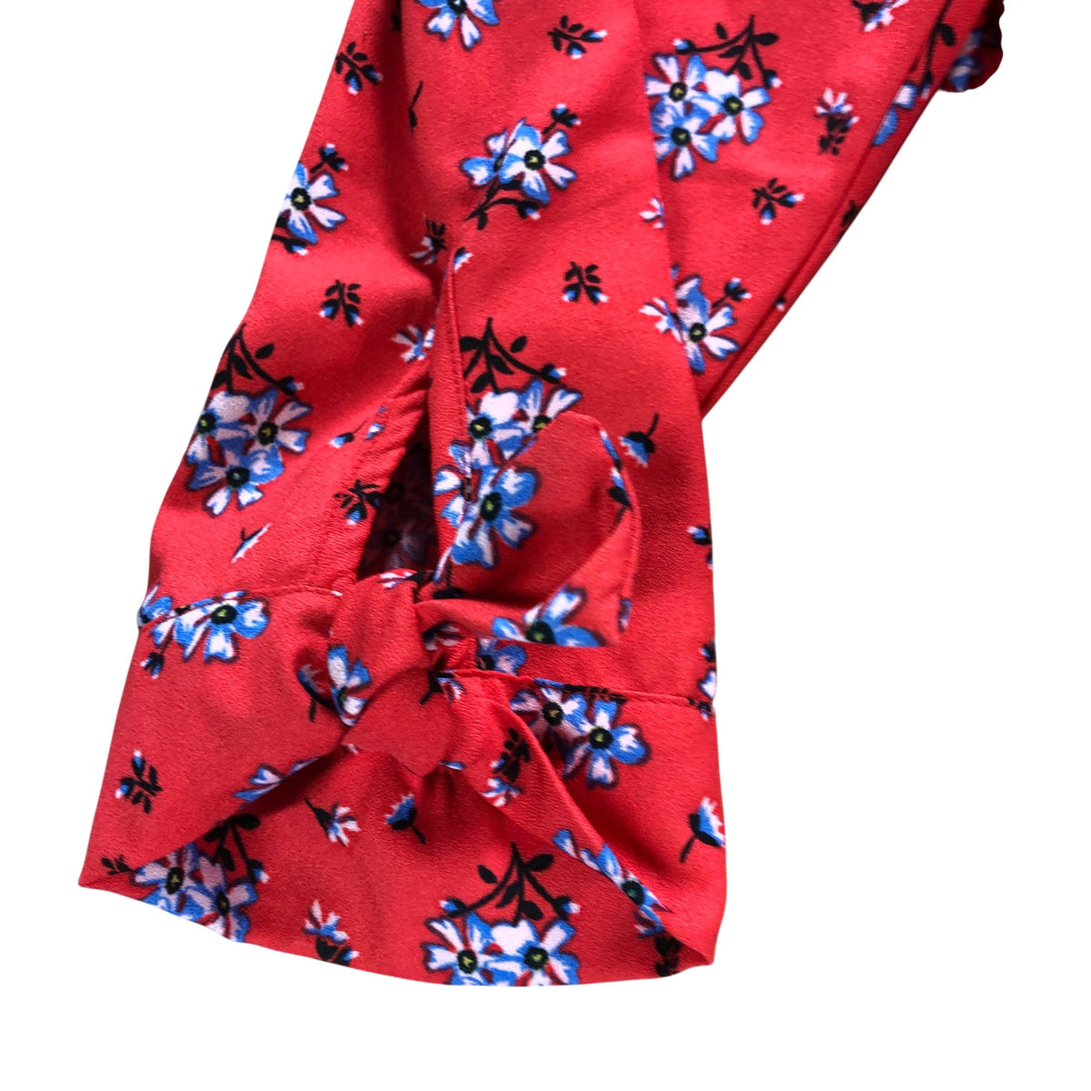 Dancing Leopard Red Floral Dress Size 14 Women's Lightweight Button Up