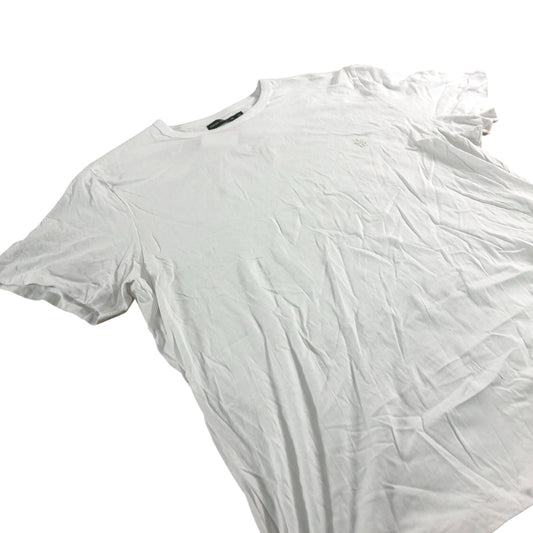 French Connection Basic White T-Shirt Men's Casual Wear Cotton XXL