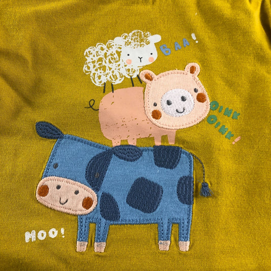 Mini Cuddles Baby Clothes 3 Part Set 6-9 Months Cute Animal Designs