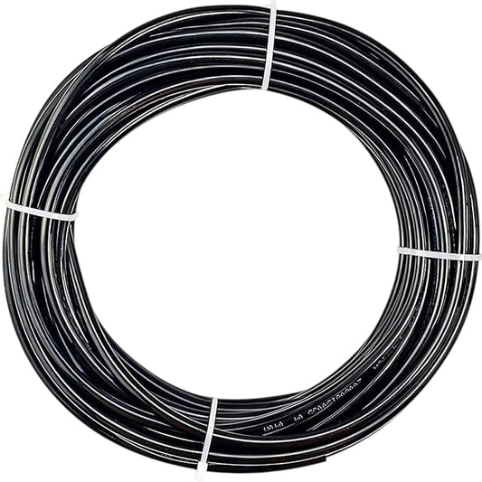 ERGAOBOY Black 8mm 2.8ft Polyurethane PU Air Hose Pipe Tube No Accessories