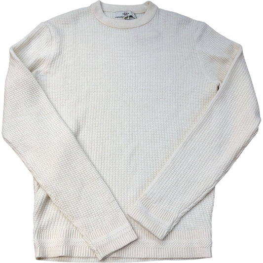 River Island Cream Waffle Knit Sweater Size S