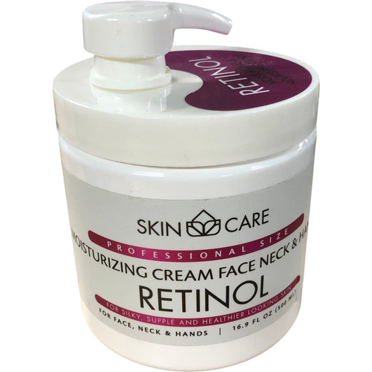SKIN CARE Retinol Moisturizing Cream for Face Neck Hands Professional Size