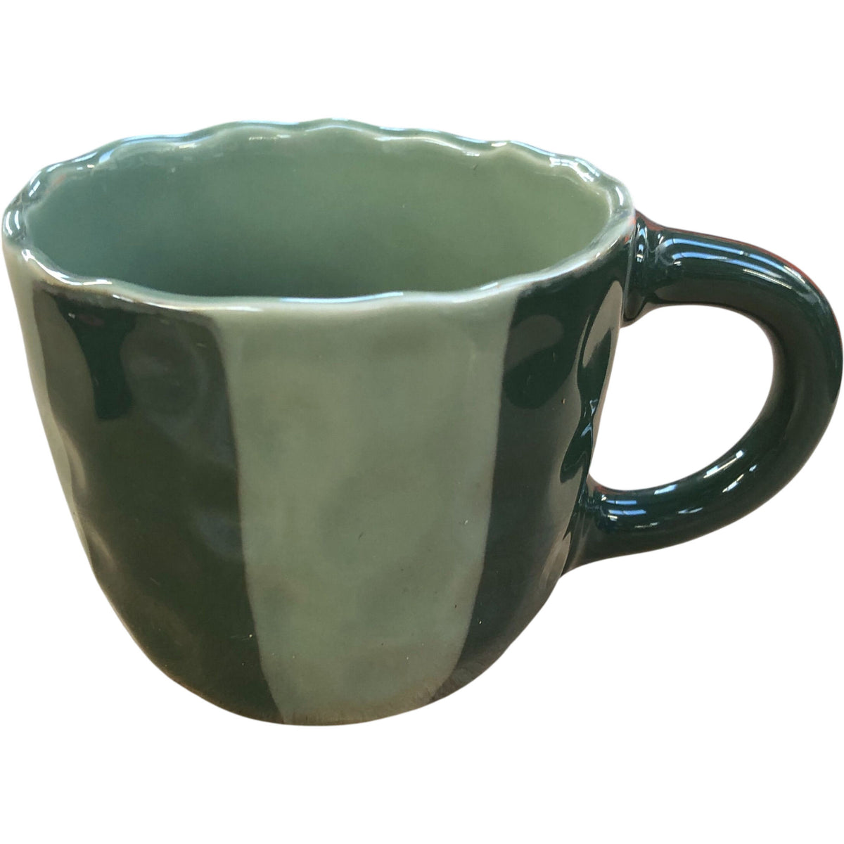 Stylish Green Ceramic Mug Coffee Cup