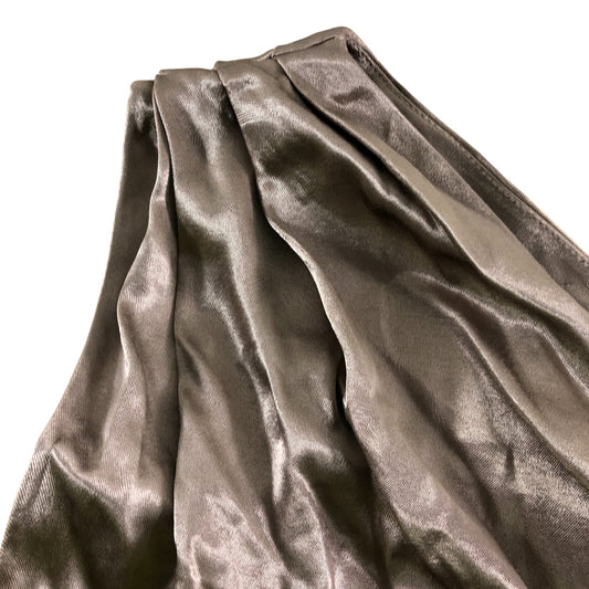 Branded Brown Metallic One Shoulder Top - Size 18