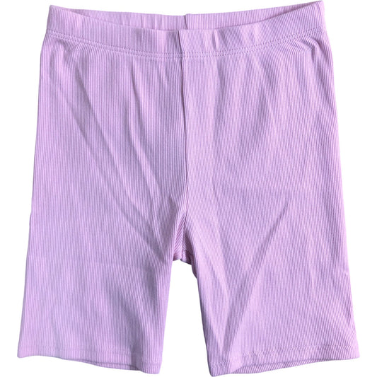RIVER ISLAND Girls Ribbed Cycling Shorts Size 9-10 Years Pink Summer Outfit