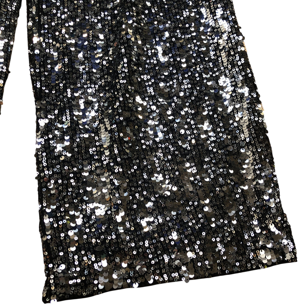Kids Sparkly Black & Silver Sequin Trousers Size 11 Years