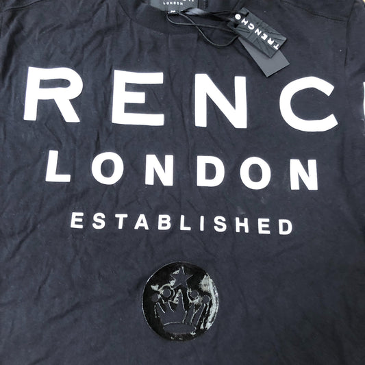 Trench London Life Stamp Tee M Men's Black Organic Cotton T-Shirt