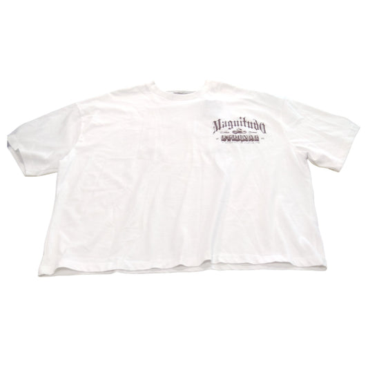 River Island Magnitude Eternal UKXXL Men's Graphic T-Shirt White New With Tags