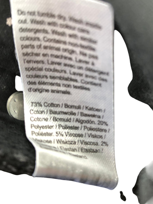 River Island Capri Jeans UK 10 Women's Black Denim 70% Cotton New With Tags