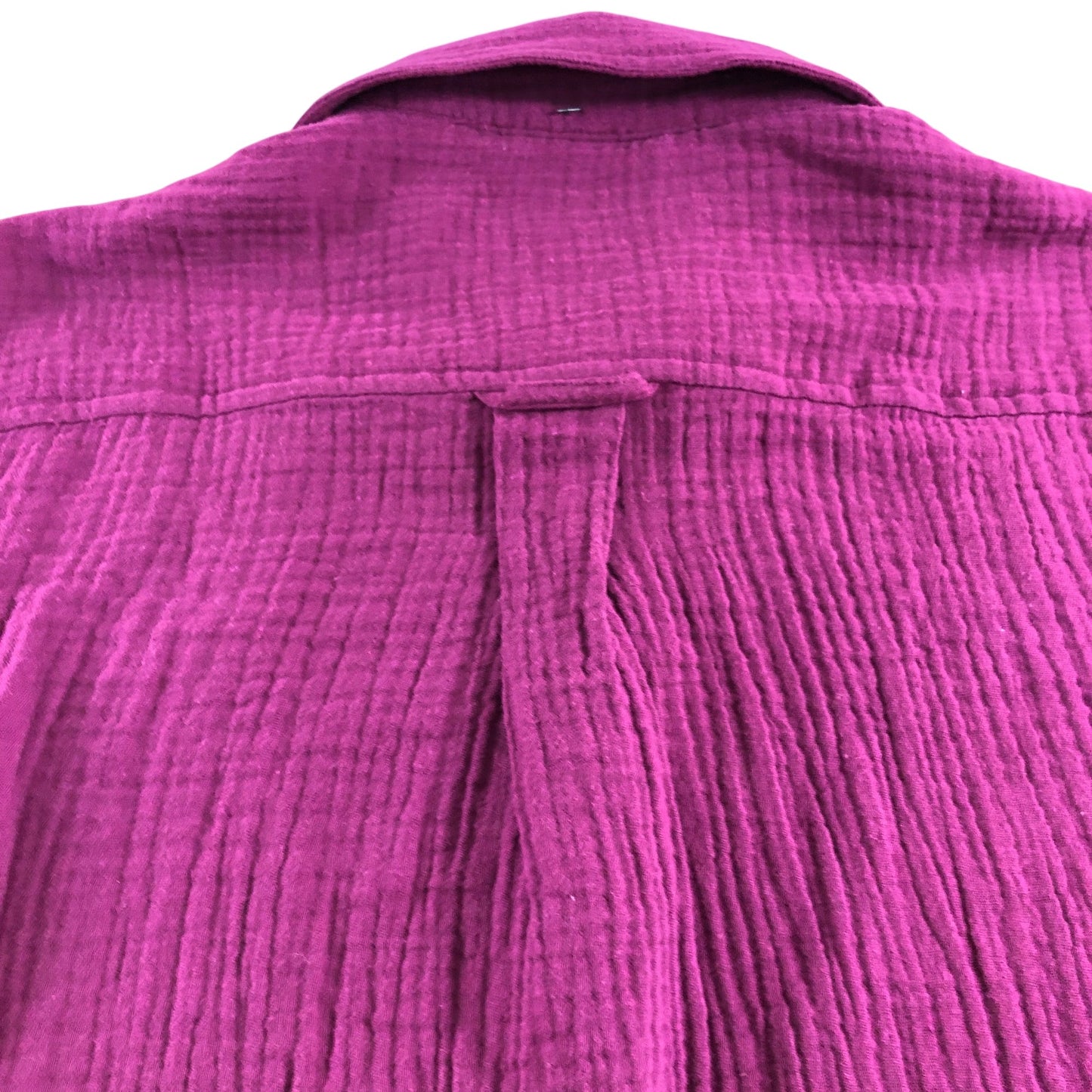 Crew Clothing Company Relaxed Fit Shirt UK12 Women's Cotton Purple