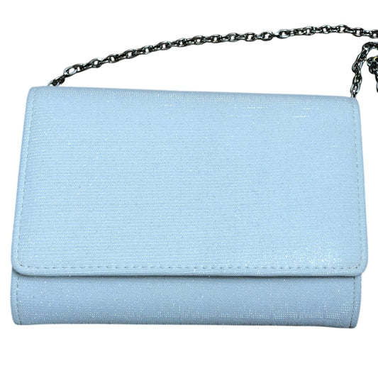 Rainbow Club White Evening Clutch Purse Bag Chain Strap Formal Occasion