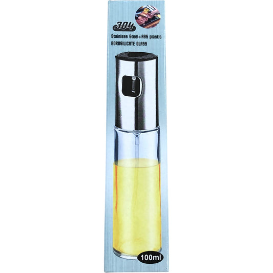 Olive Oil Spray Bottle Stainless Steel and ABS Plastic Kitchen Tool 100ml