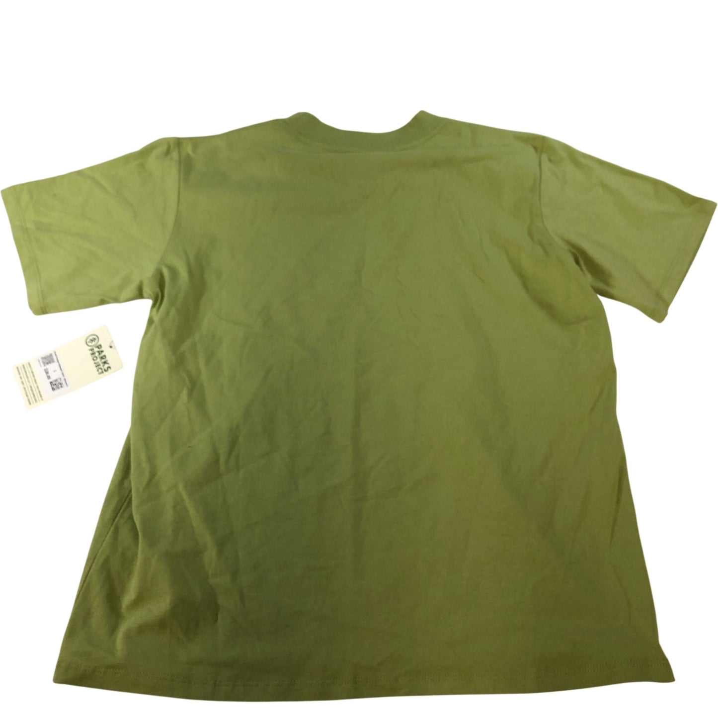 Parks Project Adventure Responsibly T-Shirt Cotton Green Casual Tee Size S- UK8