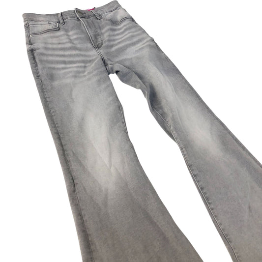 River Island Flared Jeans Women's Light Wash Denim High Waisted UK12