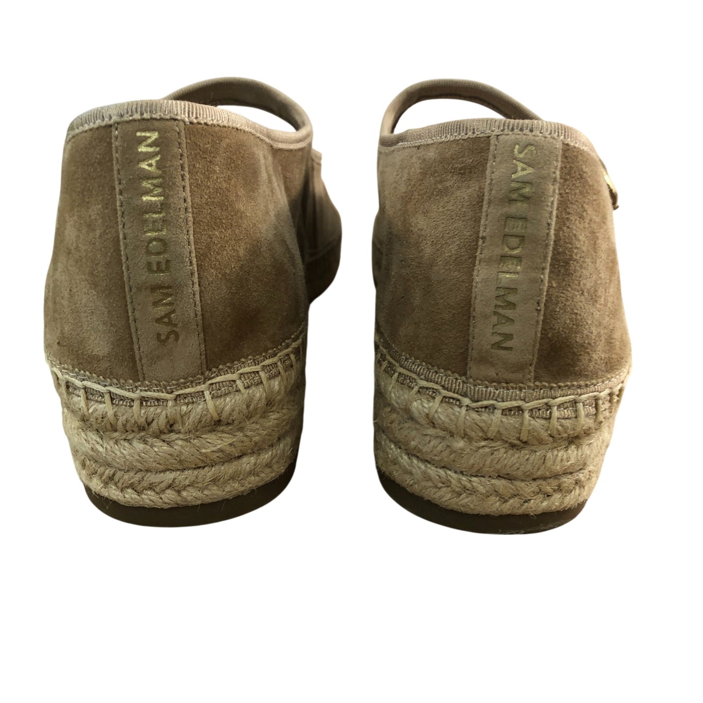 Sam Edelman Mackie UK8 Women's Tan Suede Comfort Flats