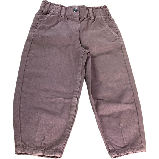 Girls Pink Barrel Leg Jeans