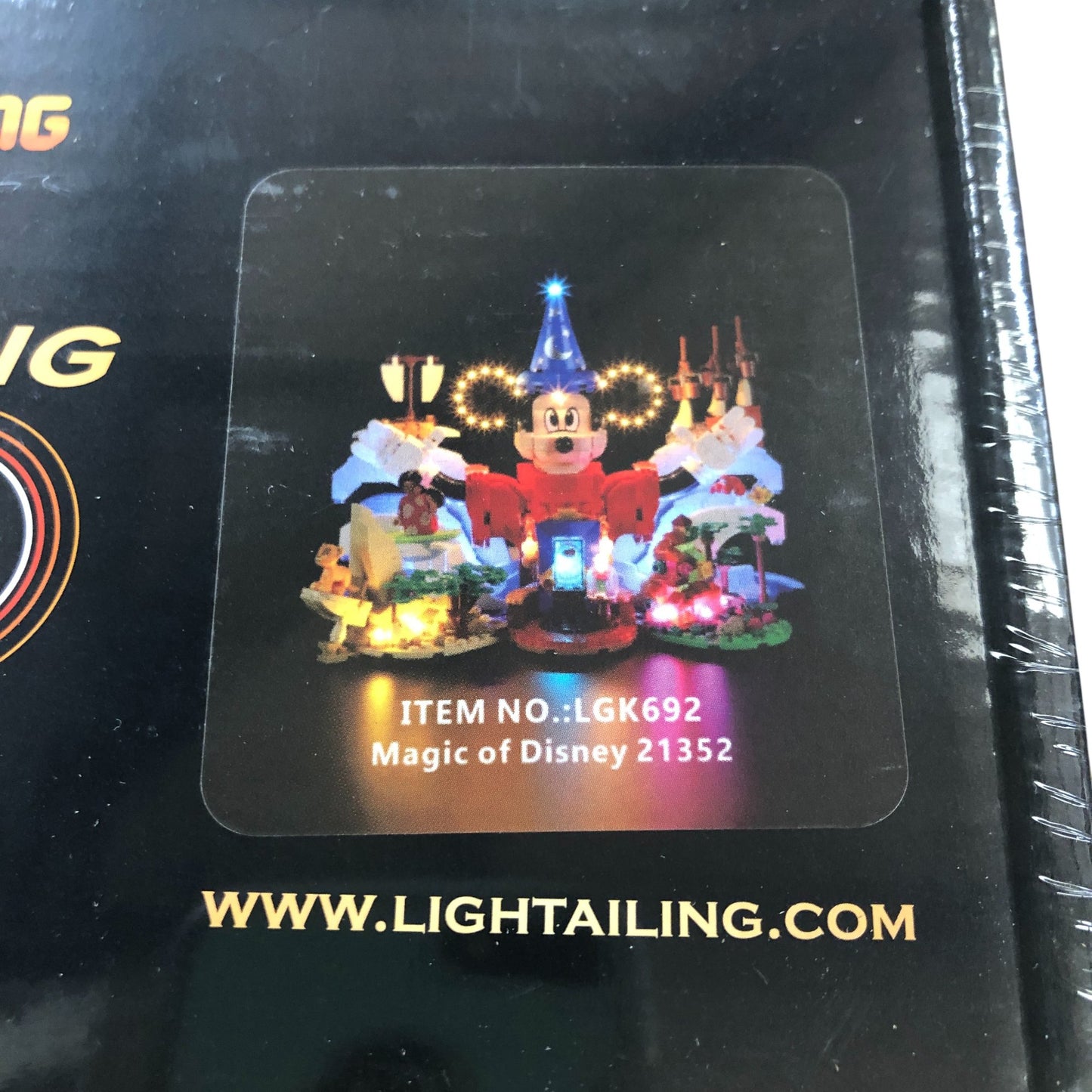 Lightailing LED Kit LGK692 Magic Of Disney 21352 LED Light For Sets
