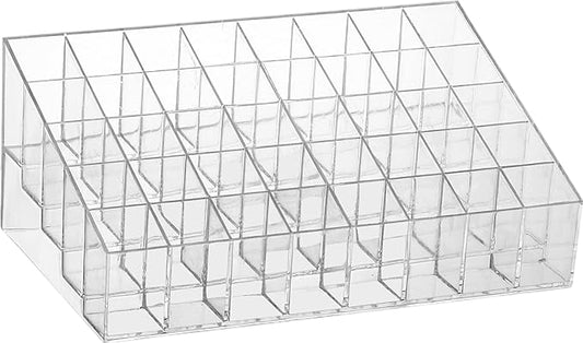 CIKYZE 40 Grids Lipstick Holder Organiser Clear Acrylic Storage Caddy Display