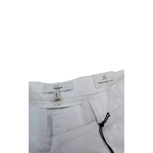 River Island Smart White Shorts UK32 Men's Relaxed Fit New With Tags