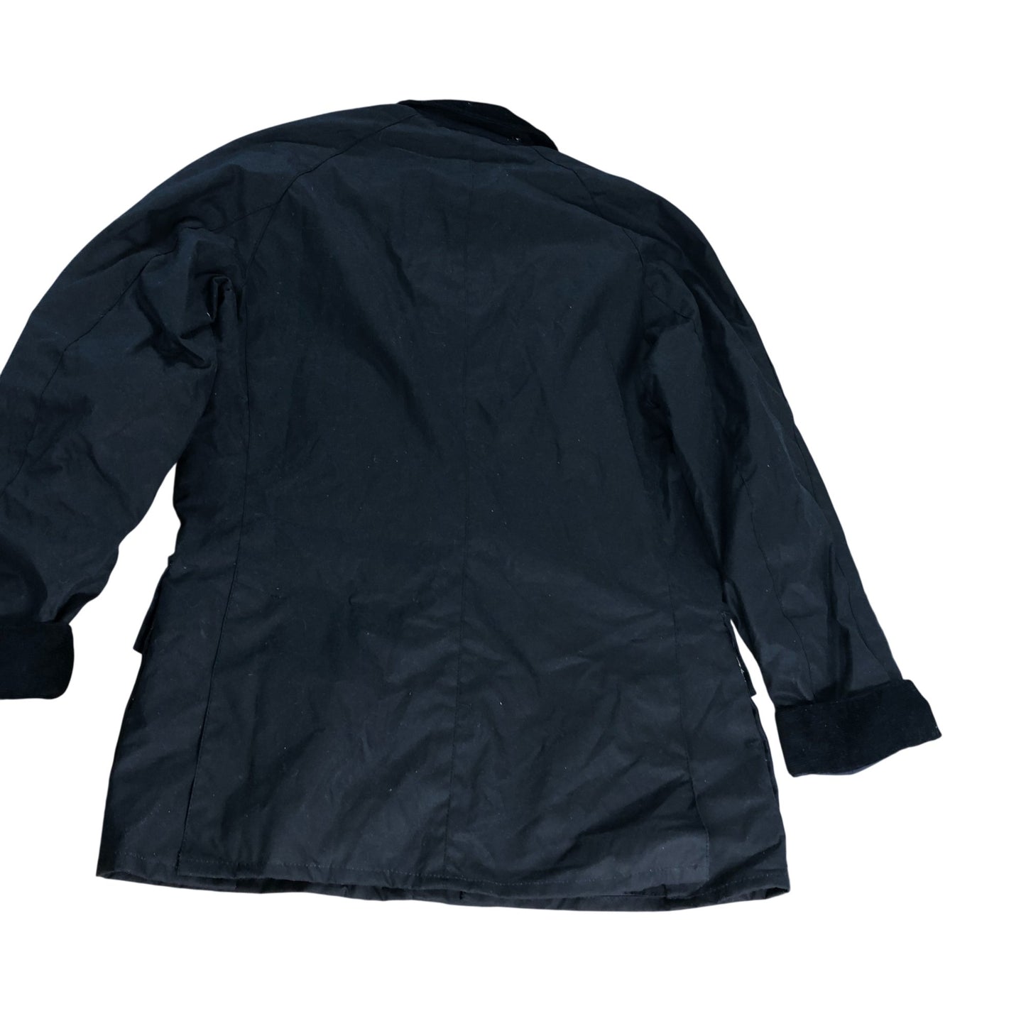 Barbour Ashby Wax Jacket Small Men's Black Outerwear Classic Cotton