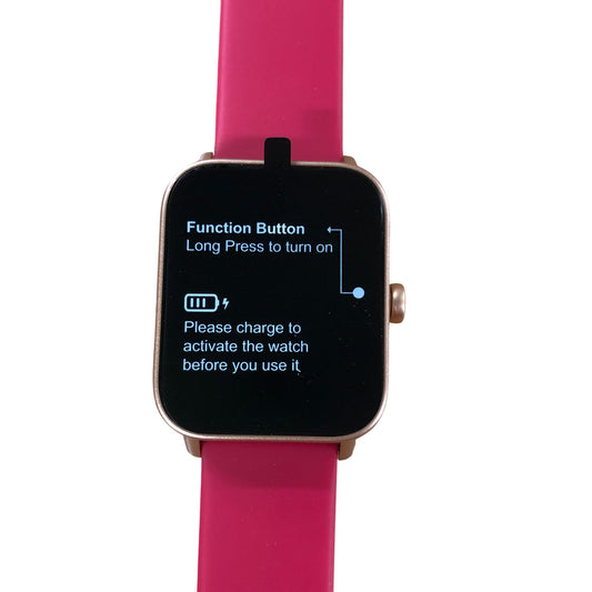 Smart Watch IDW19 Red Fitness Trackers Health Monitor