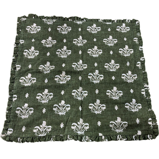Green Floral Placemats Set 45 x 45cm