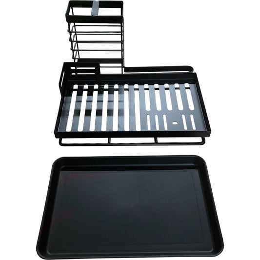 Miawtro Sink Caddy Kitchen Storage Rack Black Plastic New Kitchen Sinks