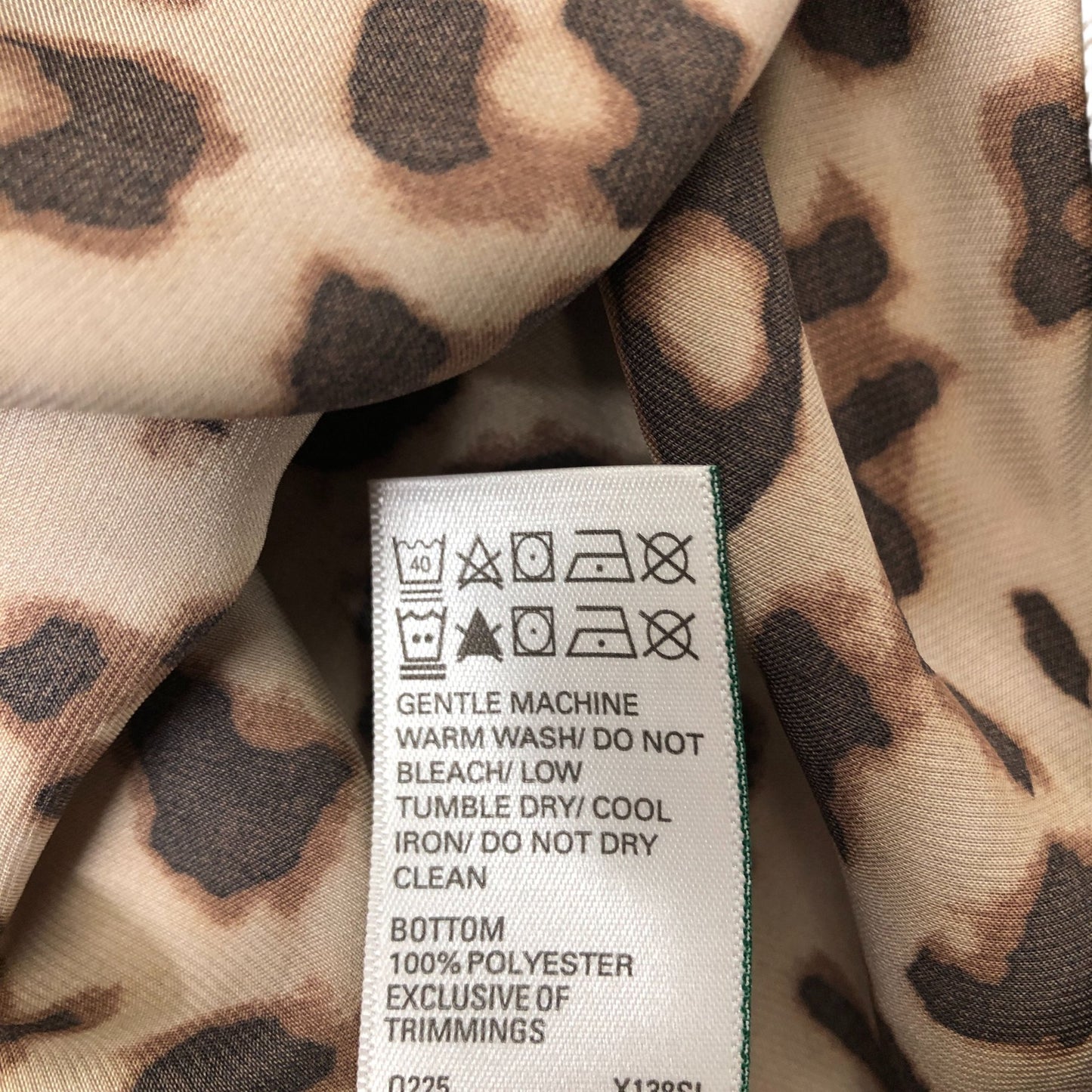 Girl's Leopard Print Pyjamas Set Long Sleeve Top Trousers 14-15 Years