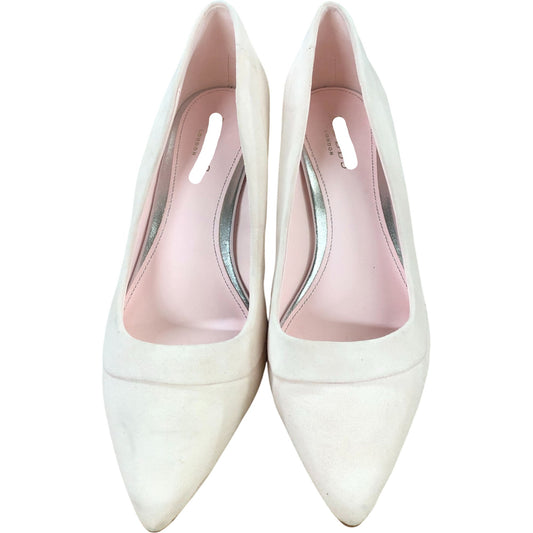 Faye Court Heels Women's Pink Fine Suede Pointed Toe Size 6