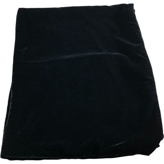 Women's Foil Print Velvet Print Scarf Black