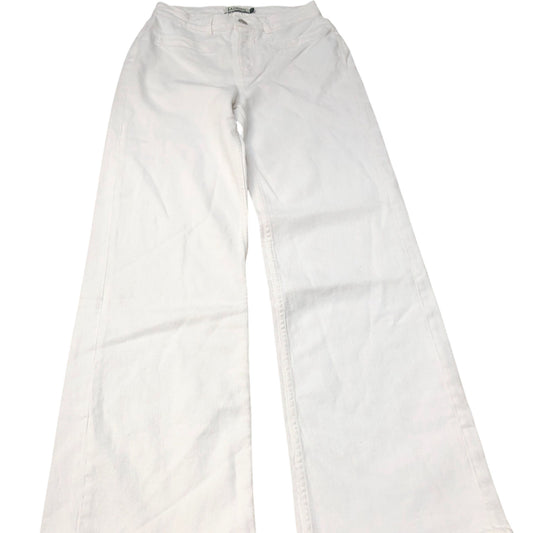 Baukjen Women's White Straight Leg Trousers UK Size 12