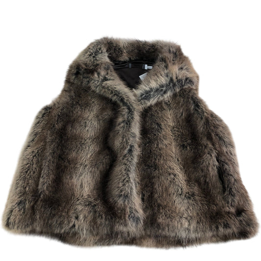 Branded Faux Fur Gilet Size 12