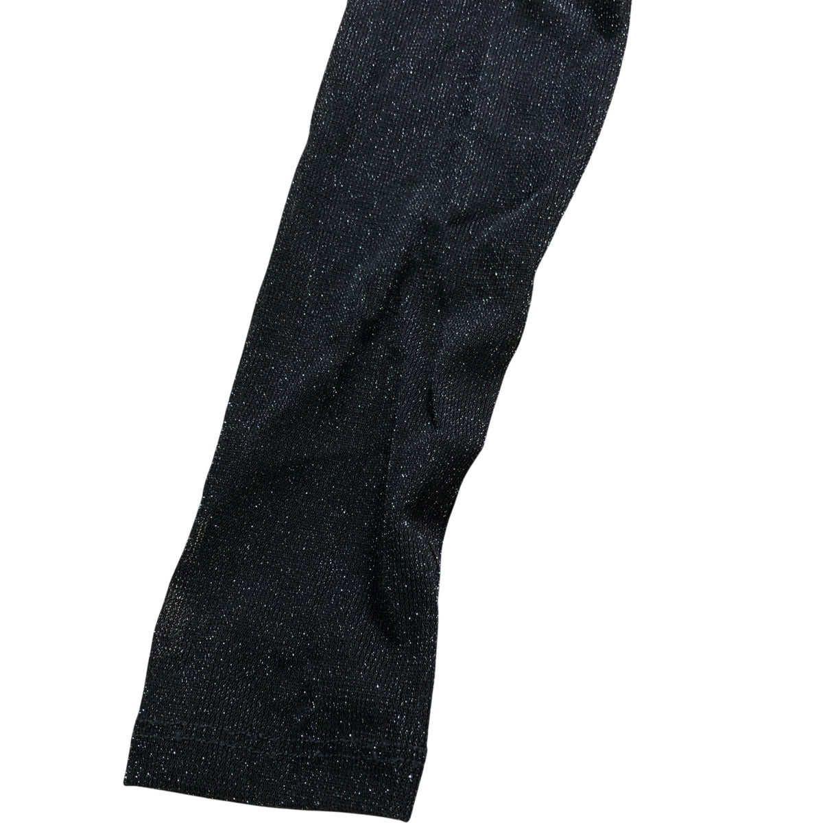 River Island Long Sleeve Dress UK10 Women's Black Sparkly Ruched